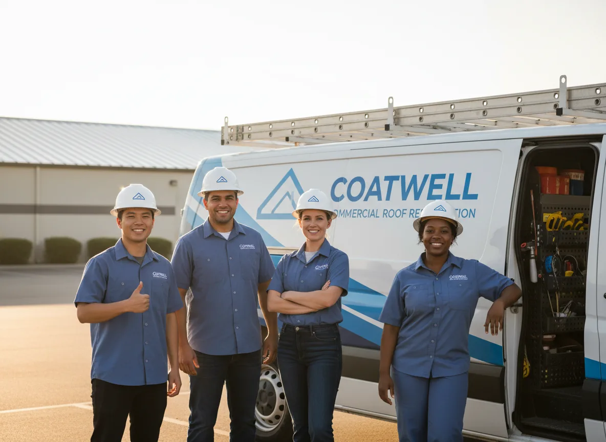 Commercial roof coating company in East Lynn, IL